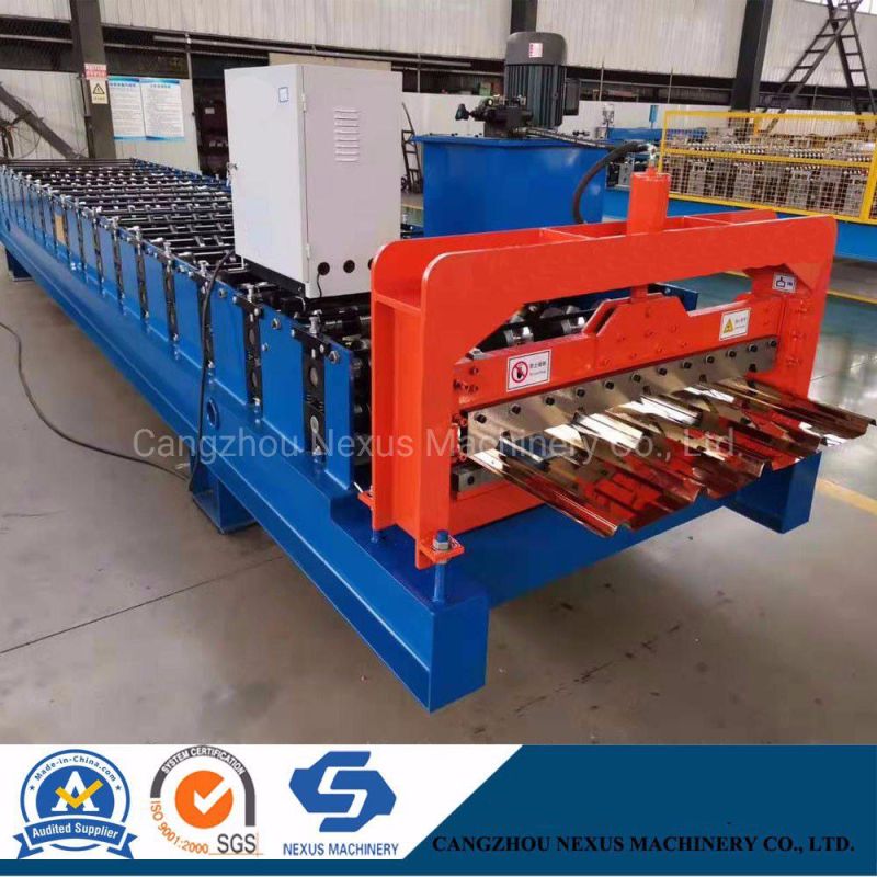 High Quality Metal Trapezoidal Roofing Sheet Making Roll Forming Machine