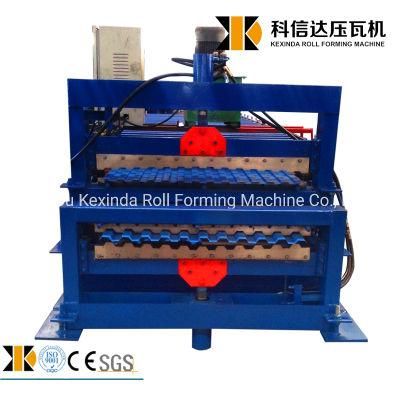 Russia Type Xinnuo C10+C21 Double Layer Roof Tile Making Machine