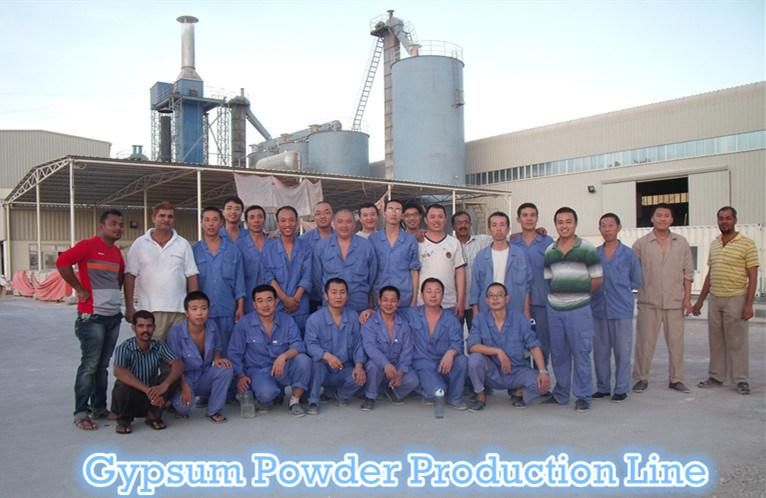 High Performance Gypsum Powder Production Line with Rotary Kiln