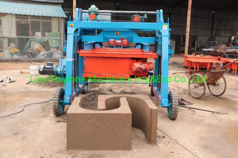 Movable Block Pressing Plant Mobile Brick Forming Machine