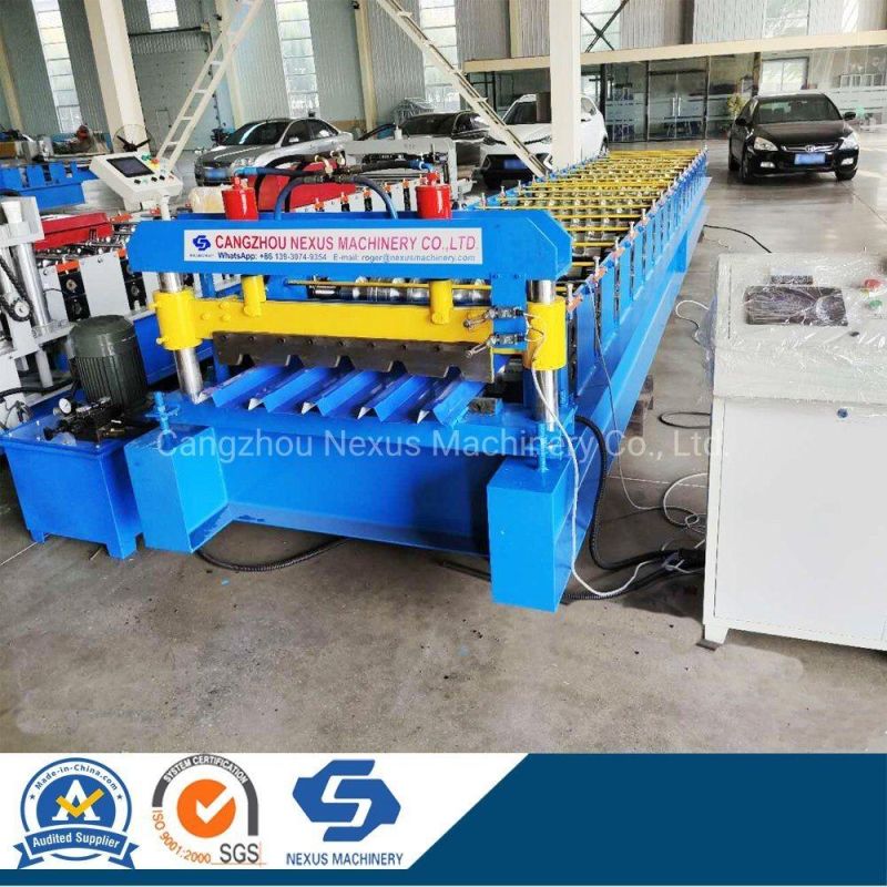 South Africa Ibr 686 Roofing Sheet Roll Forming Machine with Full Hard Plate for Zimbabwe