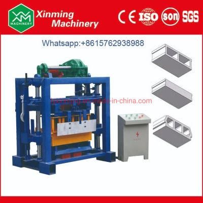 Small Construction Equipment Qt40-2 Manual Concrete Paver Brick Machine Hollow Block Making Machine