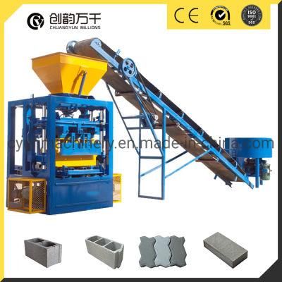 Qt4-24 Semi-Automatic Concrete Hollow Block and Solid Brick Making Machine for Sale in Nigeria