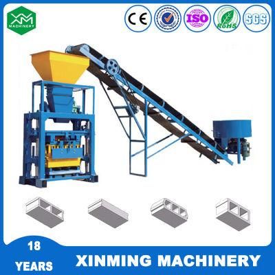 Qt40-1 Manual Concrete Block Making Machine in Africa