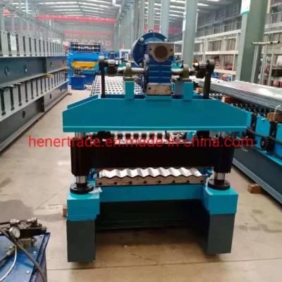 Corrugated Metal Roofing Sheets Making Rolling Roll Forming Machine