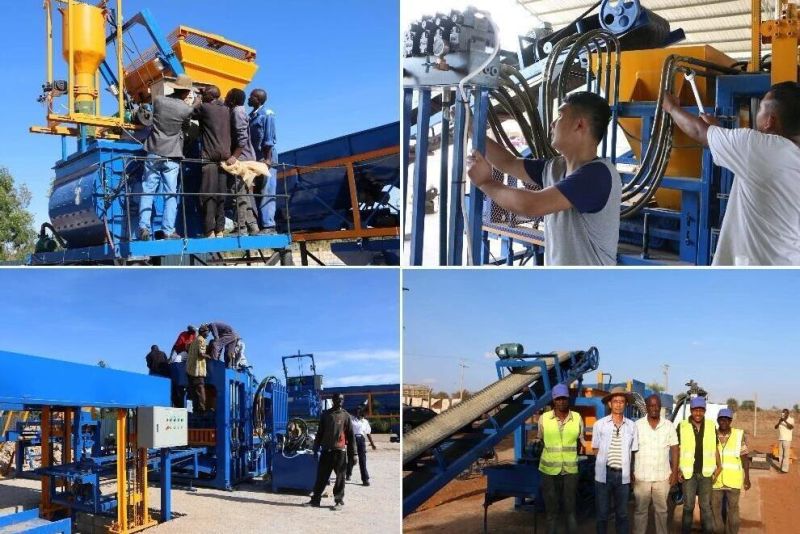 Small Brick Making Machine South Africa Qt4-24 Block Machine Manufacturer