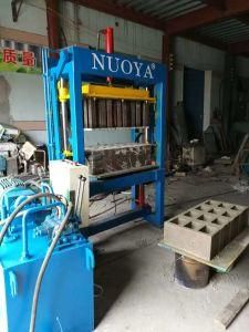 Construction Equipment Qt2-12 Semi-Automatic Hydraulic Concrete Hollow Uni Paver Interlock Brick Block Making Machine