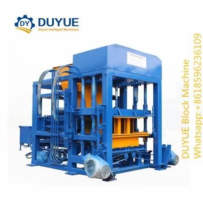 Qt4-25 Automatic and Hydraulic Concrete Interlock Block Making Machine / Cement Hollow Brick Machine