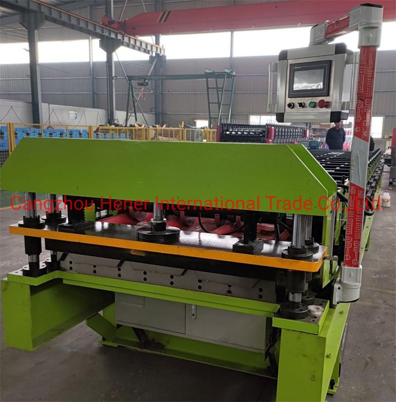 Trapezoidal Metal Roofing Sheet Making Cold Roll Forming Machine
