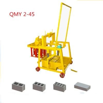 Hydraulic System Manual 2A Clay Cement Fly Ash Concrete Hollow Brick Full Block Making Machine