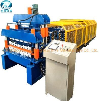 Glazed Tile Forming Step Tile Roofing Machine Roll Panel Machine