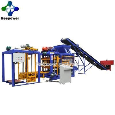 Brick Machine Qt4-25 Hydraulic Fully-Automatic Concrete Hollow Block Maker Machine