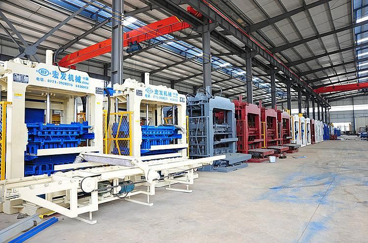 Hfb580A Fully-Automatic Block Making Machine Hongfa Heavy Machinery Brick Production Line