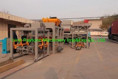 Qt10-15 Automatic Block Pressing Plant Curbstone Block Making Machine