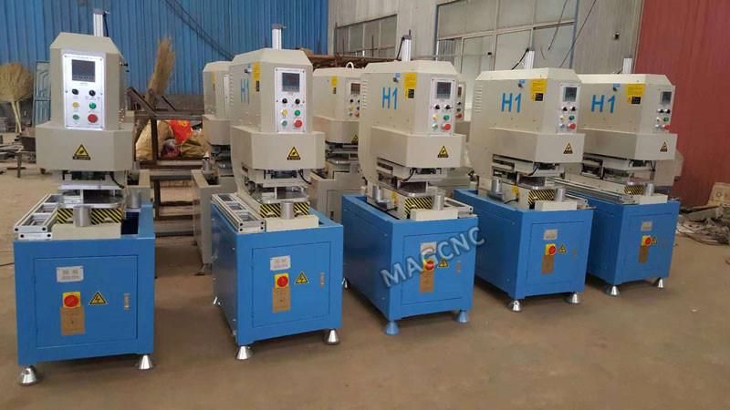 Double Heads UPVC Welding Machine PVC Windows and Doors Making Machine