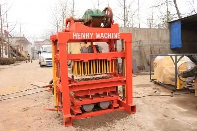 Qtj4-40 Home Industry Machinery Hollow Block Maker Paver Machine