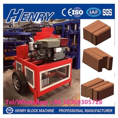 Hr1-20 Soil Brick Making Machine Clay Interlocking Hydraform Brick Machine