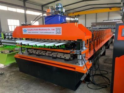 Colored Steel Circular Wave Profile Corrugated Roofing Sheet Rolling Panel Tile Making Roll Forming Machine