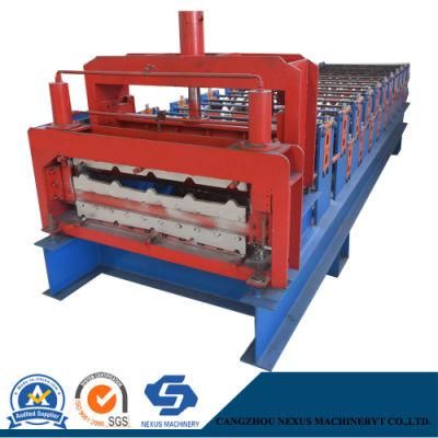 Double Layer Roofing Tile Sheet Roll Forming Machine with Cheap Price