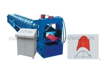 Gutter Roll Forming Machine/Ridge Cap Machine with PLC Control