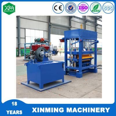 Qt4-30 Concrete Hydraulic Electric/Diesel Block Making Machine Brick for Zimbabwe