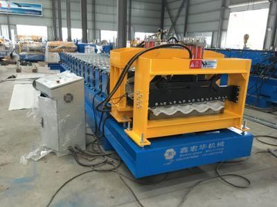 Corrugated Metal Sheet Aluminum Glazed Tile Roof Making Roll Forming Machine