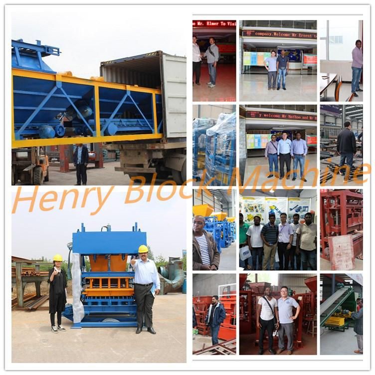 Qt4-25 Factory Price Fully Automatic Concrete Block Making Machine Paver Brick Machine in Africa