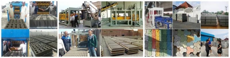 Hydraulic Cement Hollow Block Machine Concrete Color Paving Brick Pavment Making Machine with CE Certificate