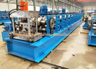 W Beam Steel Highway Guardrail Cold Roll Forming Machine