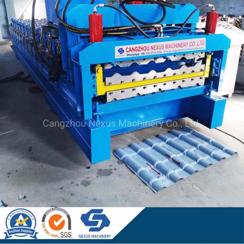 Nexus Ibr Roof Sheeting Roll Forming Machine Q Tile Roman Sheets Making Machinery