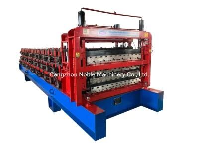 Cr12 Mould Steel Cutter Double Layer Color Roofing Sheet Forming Machine Factory Price with ISO9001/CE/SGS/Soncap