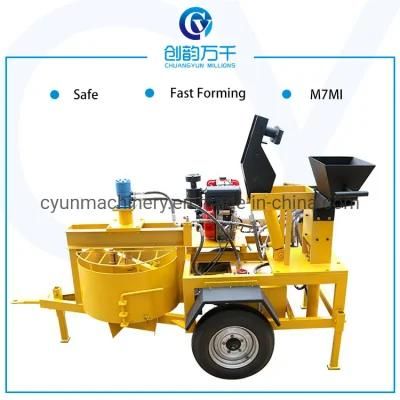 M7mi Semi Automatic Clay Hrdraform Brick Making Machine in Nigeria