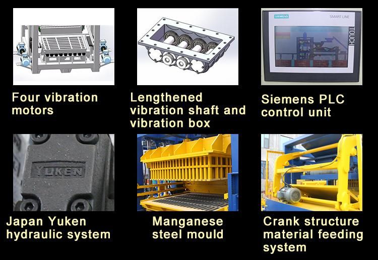 Qt8-15 Hydraulic Press Compressed Earth Brick Machinery