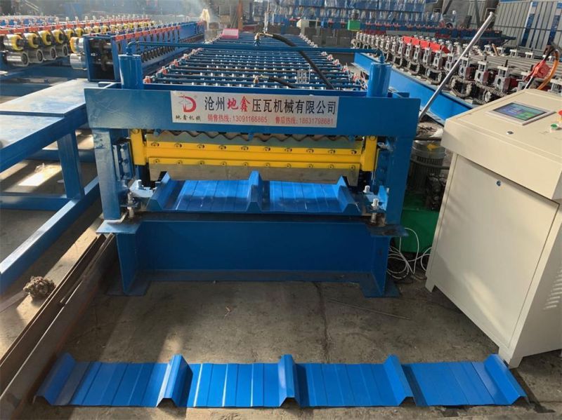 Chinese Supplier Corrugated Type Glazed Tile Roof Sheet Roll Forming Machine