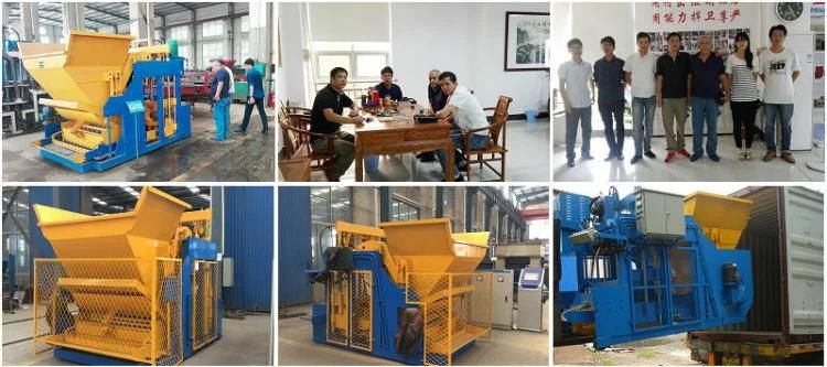Qmy12-15 Concrete Hollow Egg Laying Block /Brick Making Machines in in Linyi China