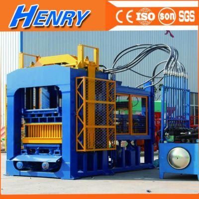 Qt10-15 Full Automatic Hydraulic Concrete Block Making Machine, Construction Material Road Block Machine