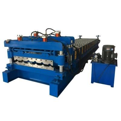 Ibr Iron Sheet Roofing Tile Making Machine Color Steel Glazed Tile Sheet Roll Forming Machine