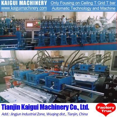 T Shaped Steel Grid Roll Forming Machine
