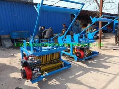 Diesel Engine Block Making Machine Mobile Brick Making Plant