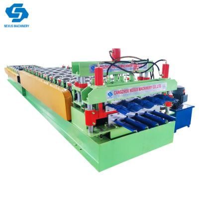 Zimbabwe Q-Tile Sheet Versatile Making Machinery Ibr Sheeting Double Layer Roll Forming Machine