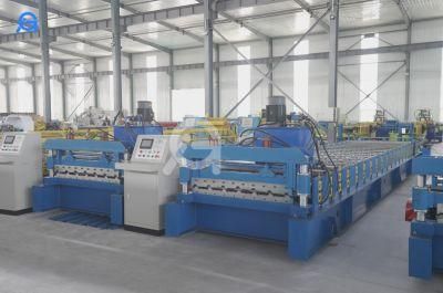 Ibr Making Tile Roofing Color Steel Trapezoidal Roll Forming Machinery Machine