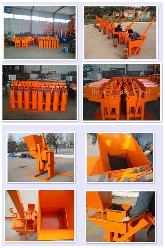 Hr1-30 Manual Clay Soil Brick Making Machine
