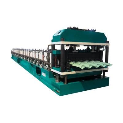 3.2 Meter/4meters/6meters Horizontal Barrel Corrugated Roofing Tile Sheet Roll Forming Machine