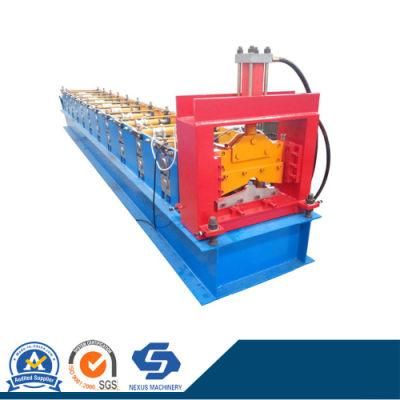 Ce SGS ISO Certified 310 Colored Coated Metal Steel Profile Galvanized Sheet Roof Tile Ridge Cap Roll Forming Machine