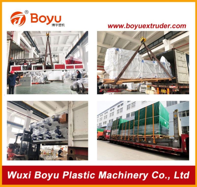 Wood Plastic Parquet Flooring Extrusion Production Line/Machine/Machinery/Extruder Machine