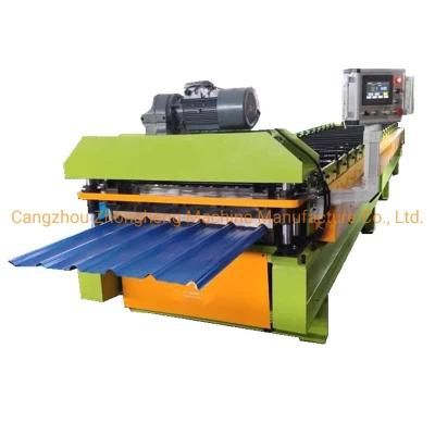 Metal Sheet Iron Roof Panel Color Steel Tile Roll Forming Machine