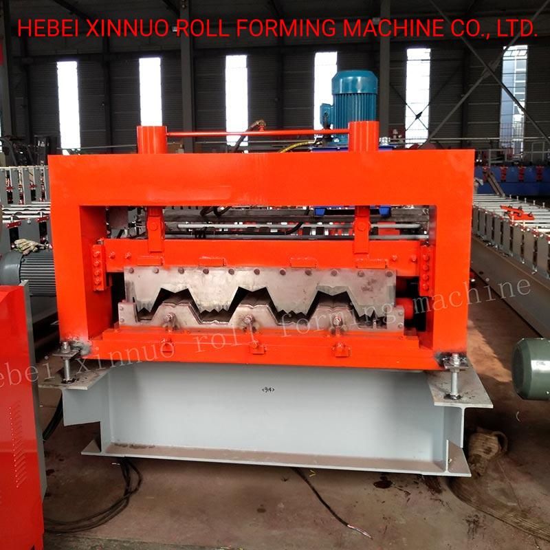 720 Floor Decking Roofing Sheet Panel Making Cold Rolling Forming Machine