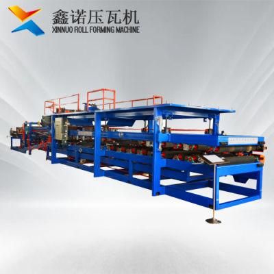Roof and Wall Panel Tiles Rock Wool Sandwich Roll Forming Machine Production Line