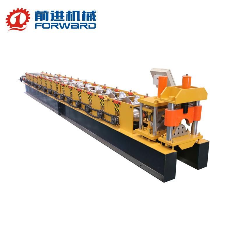 China Forward Roof Ridge Cap Roll Forming Machine