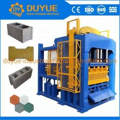 Qt10-15 Hydraulic Automatic Cement Paver Brick Machines Hollow Concrete Block Making Machine